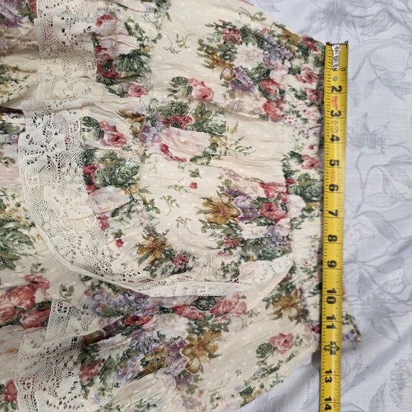 Love Shack Fancy- Agnessa Skirt- Shining Gemstone - Picture 5 of 8